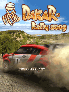Dakar Rally 2009 (J2ME) screenshot: Title screen
