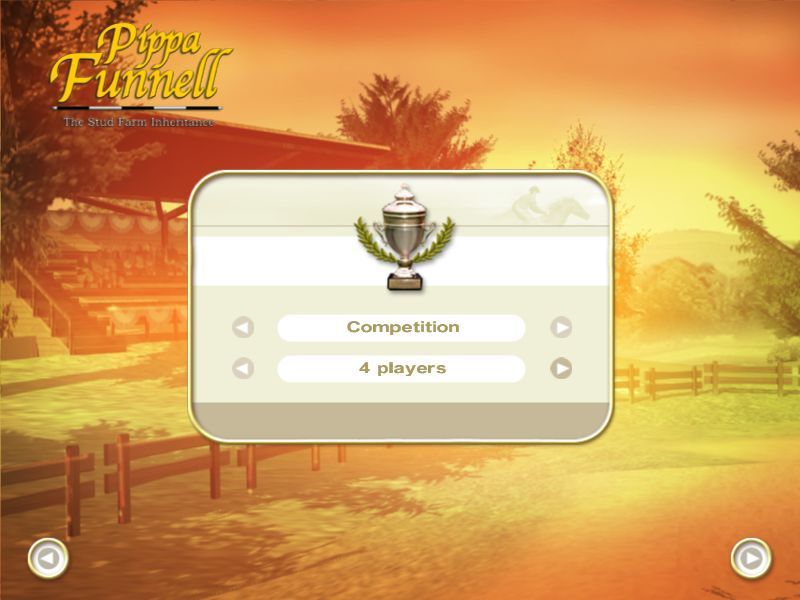 Saddle Up with Pippa Funnell: Champion Equestrian (Windows) screenshot: The training option allows for up to four players but the game itself is single player.