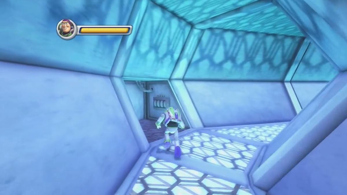 Disney•Pixar Toy Story 3 (Xbox 360) screenshot: Now Buzz in the Zurg's fortress