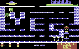 Cred Breaks Out (Commodore 64) screenshot: Next level