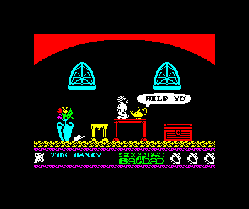 Sceptre of Bagdad (ZX Spectrum) screenshot: Opening screen