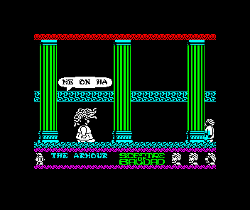 Sceptre of Bagdad (ZX Spectrum) screenshot: This is a trap - should've know really