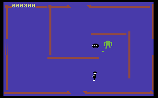 Cybermen (Commodore 64) screenshot: The Overseer has arrived, RUN