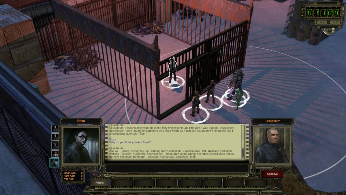 Wasteland 2: Director's Cut (Windows) screenshot: Poor guy.