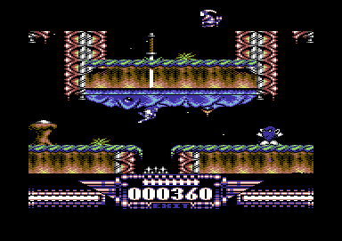 Demon Blue (Commodore 64) screenshot: And this is to the right