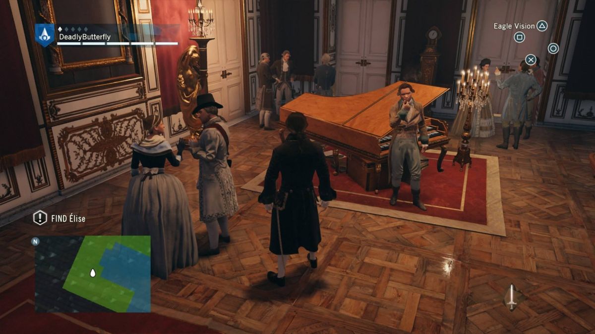 Assassin's Creed: Unity (PlayStation 4) screenshot: Part of a mission