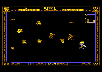 Gremlins (Atari 5200) screenshot: A game in progress