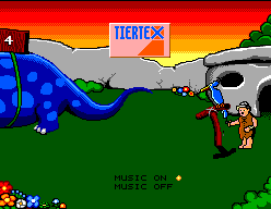 The Flintstones (SEGA Master System) screenshot: Want Music