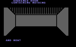 The Dungeons (Commodore 64) screenshot: Empty room