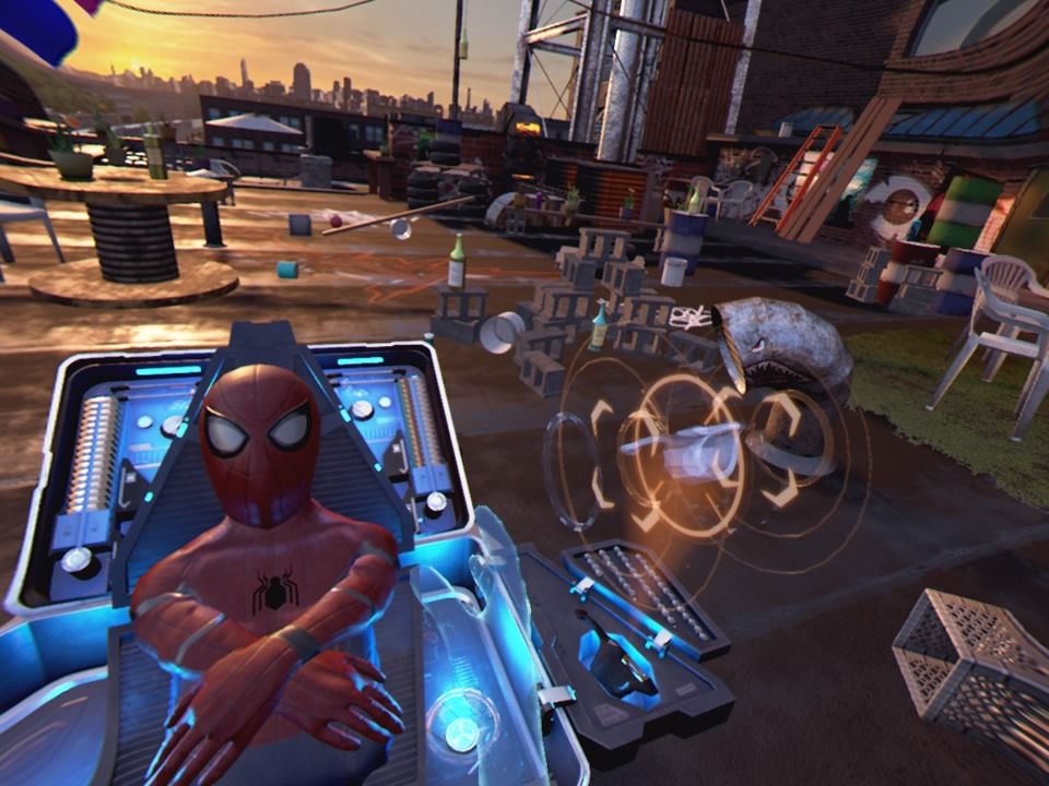 Vr пауки. Spider-man: Homecoming - Virtual reality experience. Spider man Homecoming игра. Spider-man: Homecoming VR игра. Человек паук VR ps4.