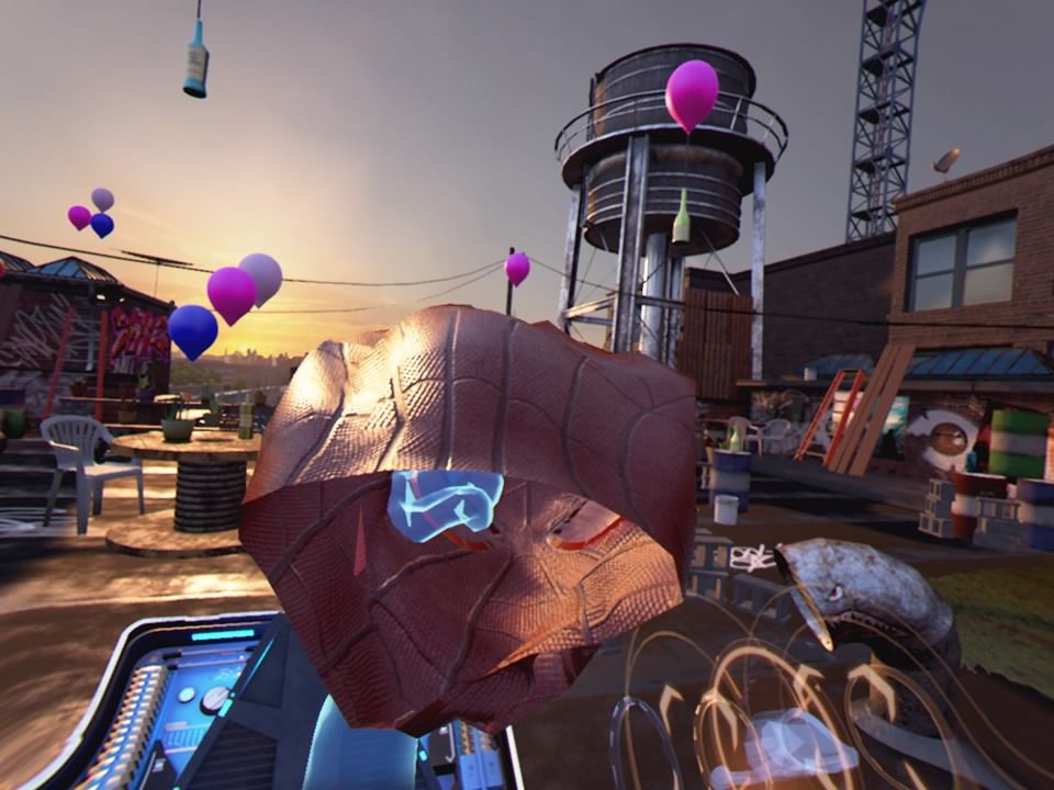 Screenshot of SpiderMan Virtual Reality Experience