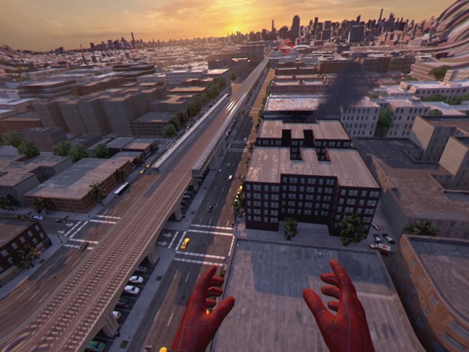 Spider-Man: Homecoming - Virtual Reality Experience (PlayStation 4) screenshot: View of the entire city