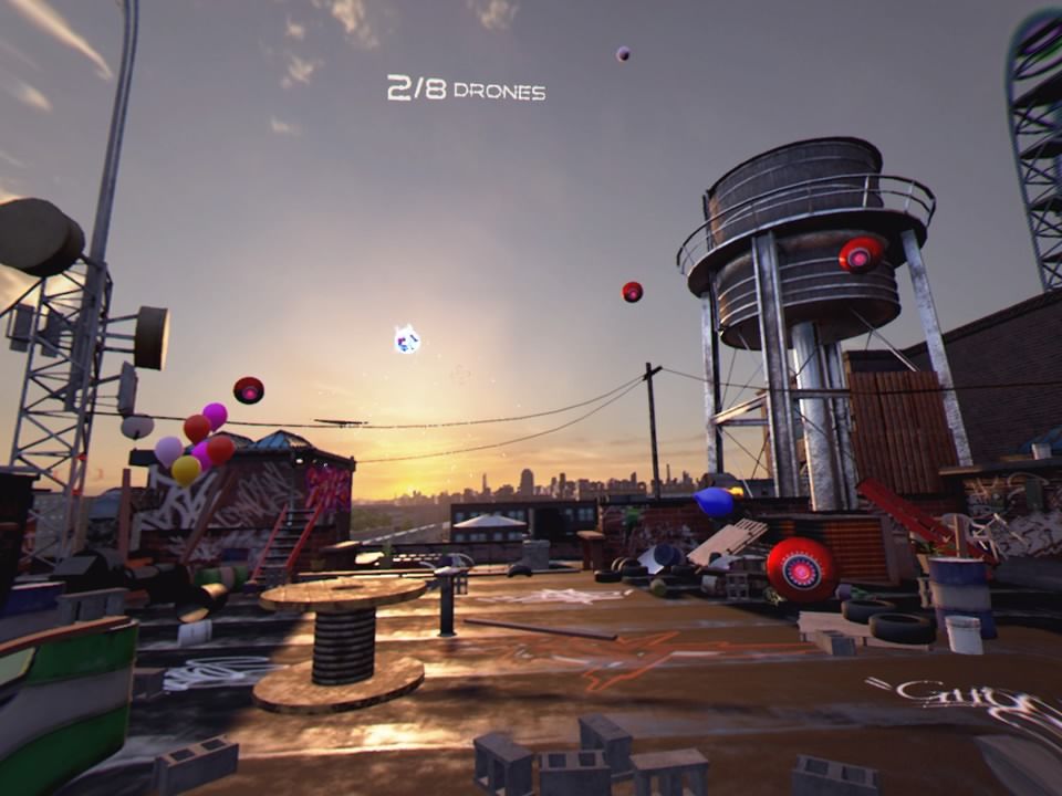 Screenshot of SpiderMan Virtual Reality Experience