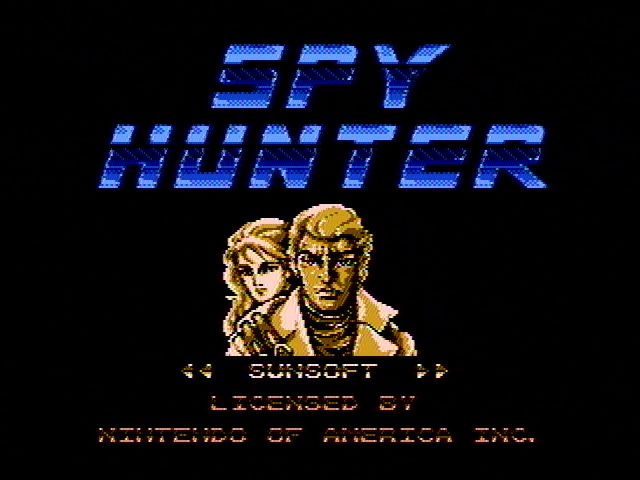 Spy Hunter (NES) screenshot: Title screen