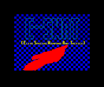 ESWAT: Cyber Police (ZX Spectrum) screenshot: Loading screen
