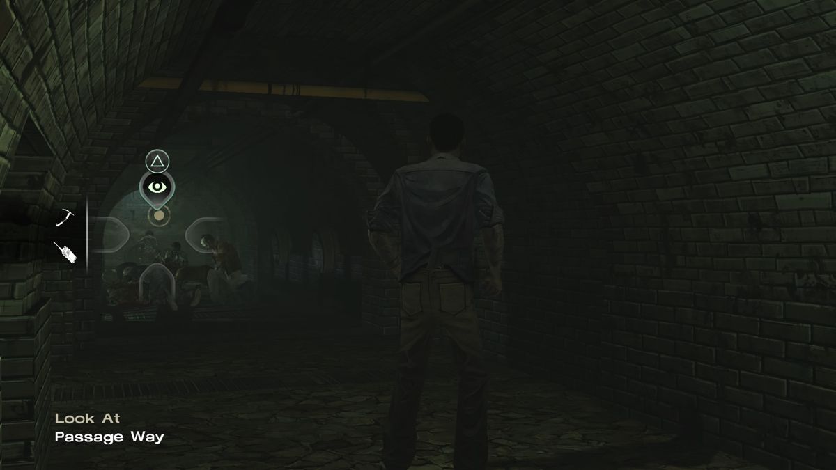The Walking Dead: The Complete First Season Plus 400 Days (PlayStation 4) screenshot: Episode 4 - Passing through the sewers