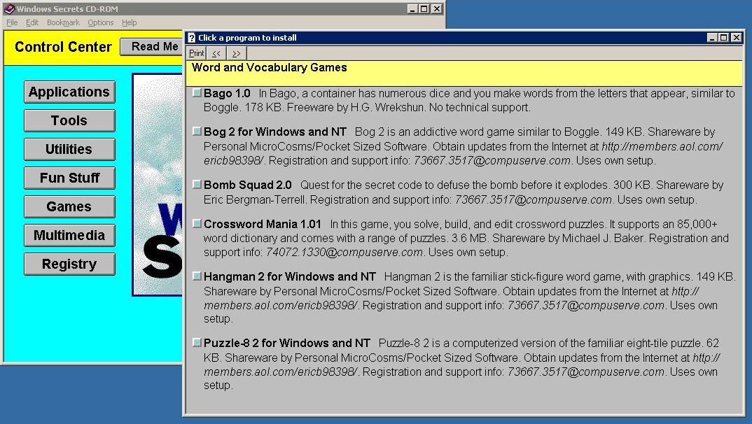 Screenshot of Windows 98 Secrets (Windows, 1998) - MobyGames