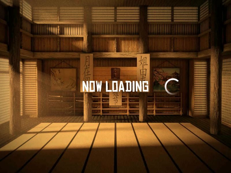 Hentai Dojo (Windows) screenshot: The load screen is displayed once a puzzle has been selected.