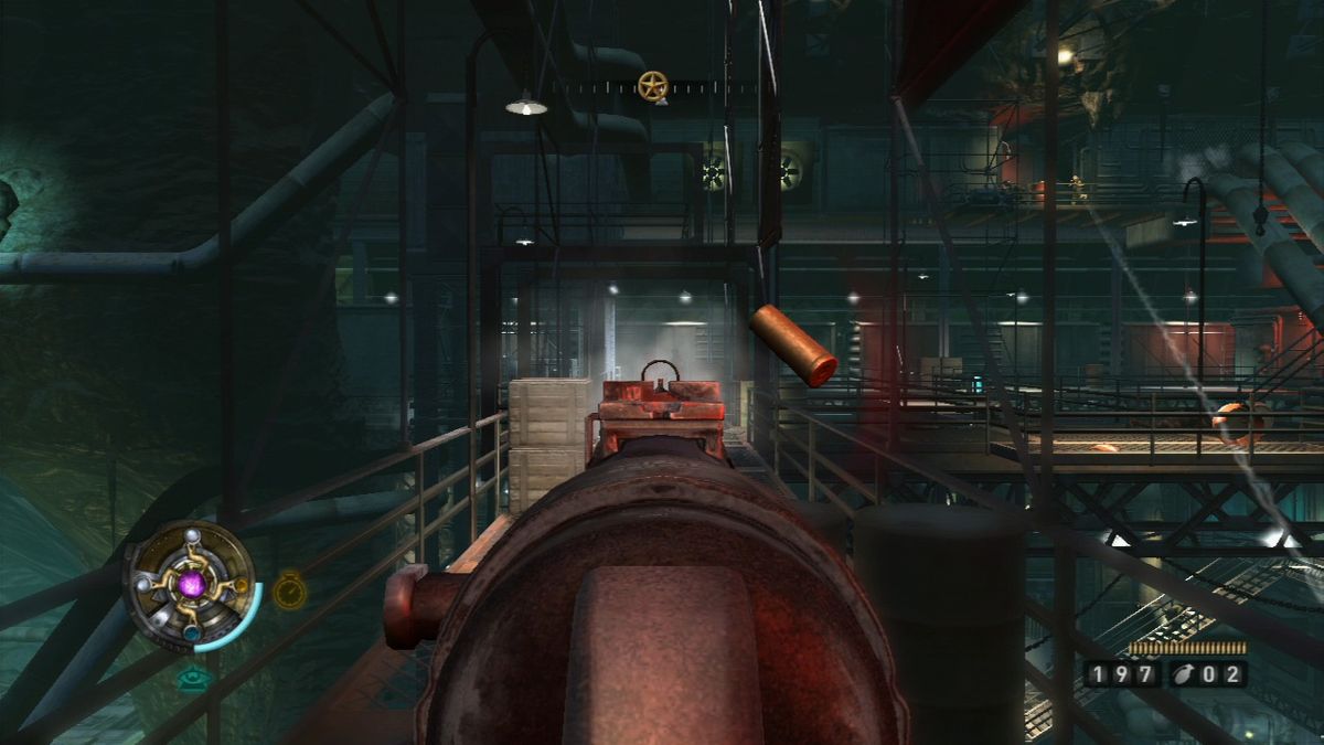 Wolfenstein (PlayStation 3) screenshot: That's quite a complex they built underground... no wonder they were defending the farmhouse facade so furiously.
