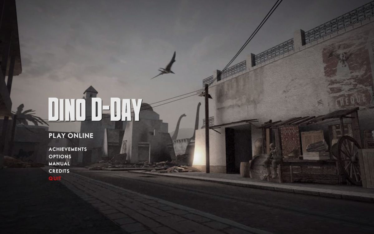 Dino D-Day (Windows) screenshot: Main menu