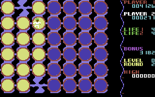 Mr Speedy (Commodore 64) screenshot: Level nearly completed