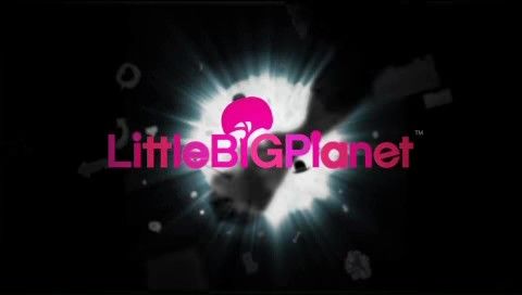 LittleBigPlanet (PSP) screenshot: Game title in FMV intro