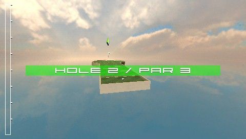Golf Mania (PSP) screenshot: Introduction to the second course