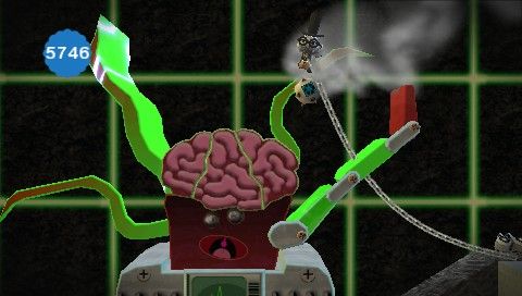 LittleBigPlanet (PSP) screenshot: Alien mother brain