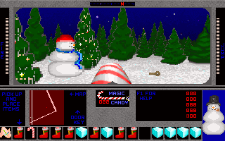 3d Santa Rescue Screenshot of 3D Xmas Adventure: Santa's Rescue (DOS, 1996) - MobyGames