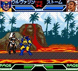 X-Men: Mutant Academy (Game Boy Color) screenshot: Wolverine vs. Storm