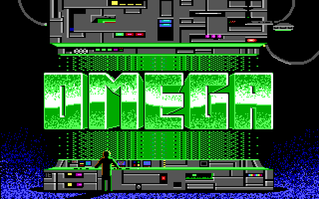 Omega (PC-98) screenshot: Title screen