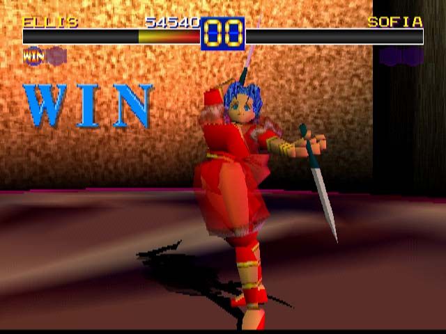 Battle Arena Toshinden (PlayStation) screenshot: And won!