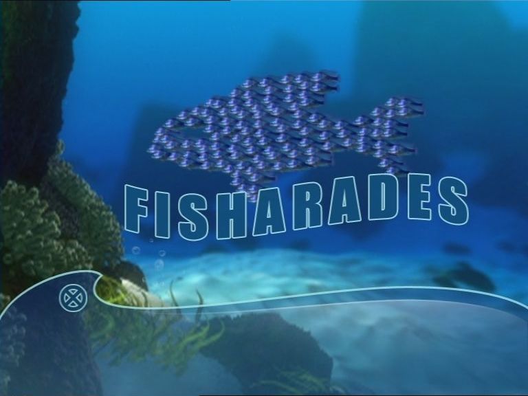 Finding Nemo (included game) (DVD Player) screenshot: Fisharades title screen