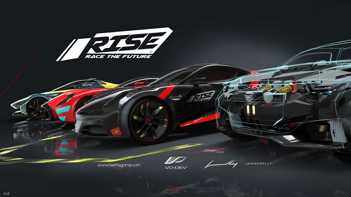 Rise: Race the Future (Windows) screenshot: Title screen