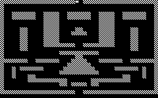 Nightmare Park (Commodore 64) screenshot: The park to move through