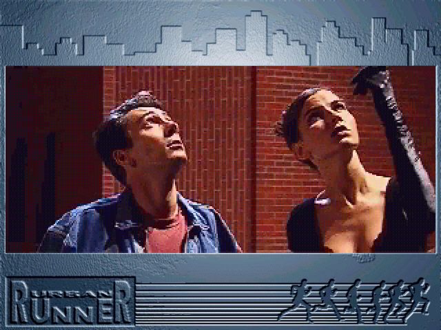 Urban Runner (Windows 3.x) screenshot: Max and Adda working together
