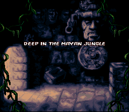 Pitfall: The Mayan Adventure (SNES) screenshot: Opening story