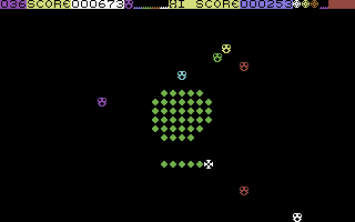 Mangrove (Commodore 64) screenshot: Trying to make more cells