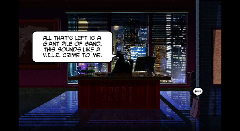 Carmen Sandiego Adventures in Math: The Case of the Crumbling Cathedral (Wii) screenshot: The game starts in the detective office.