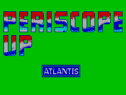 Periscope Up (ZX Spectrum) screenshot: Loading screen
