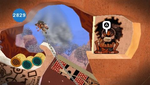 LittleBigPlanet (PSP) screenshot: Jetpack action