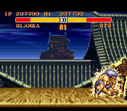 Screenshot of Super Street Fighter II (SNES, 1993) - MobyGames