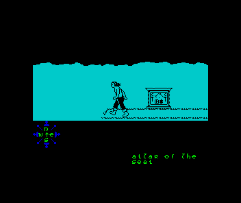 Tir Na Nog (ZX Spectrum) screenshot: Passing some kind of mounting