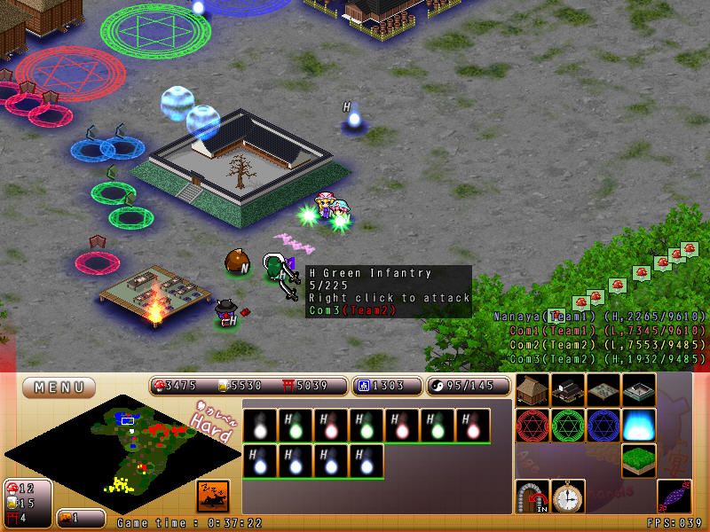 Age of Ethanols (Windows) screenshot: Enemies in my base