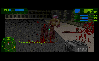 Last Rites (DOS) screenshot: Gore