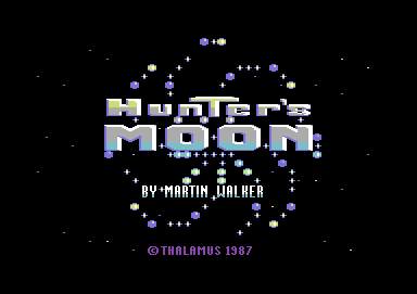 Hunter's Moon (Commodore 64) screenshot: Title screen