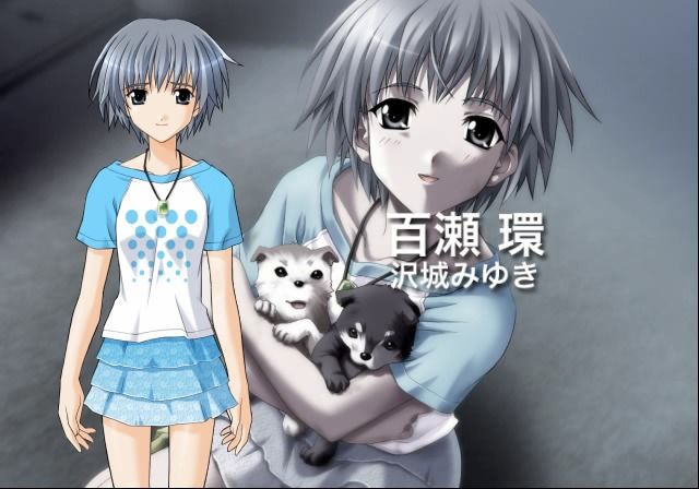 Omoide ni Kawaru Kimi: Memories Off (PlayStation 2) screenshot: Character introduction, Tamaki Momose
