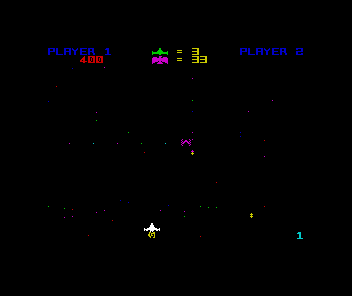 Star Firebirds (ZX Spectrum) screenshot: A rare quiet moment