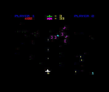 Star Firebirds (ZX Spectrum) screenshot: Before the action heats up again