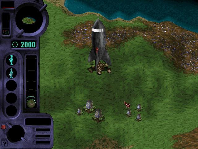 Genewars (DOS) screenshot: Our first mission